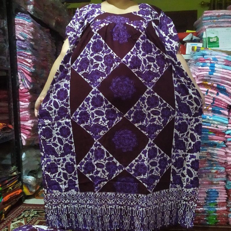 Daster batik super jumbo LD 160cm..BING LIANG