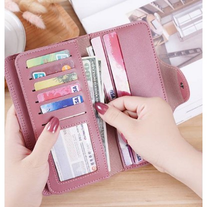 (COD)Dompet Wanita AS01  Panjang  Dompet wanita import Panjang Tipis