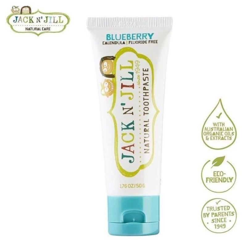 Jack n jill natural toothpaste 50 gr/pasta gigi natural