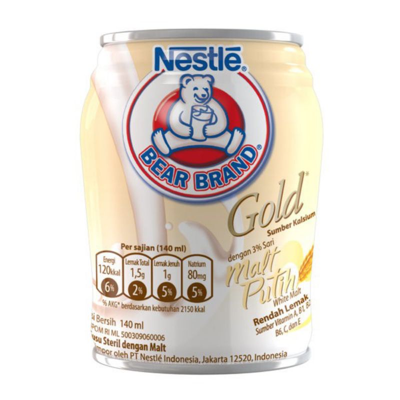 

NESTLE BEAR BRAND GOLD 140ml 100% ORIGINAL