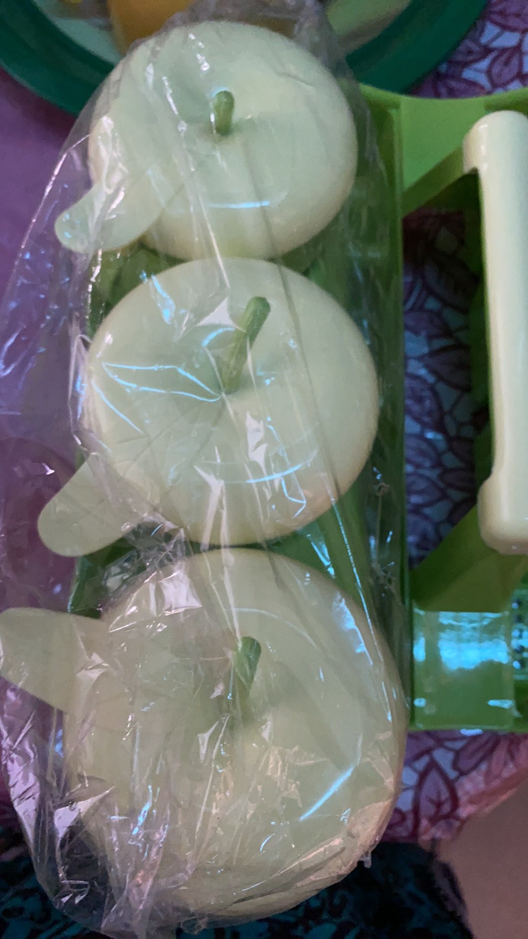 Tempat Bumbu Dapur Apel Set Isi 3 Tempat Garam Gula Golden Sunkist / Toples / Rak / Kitchen Set / Ga