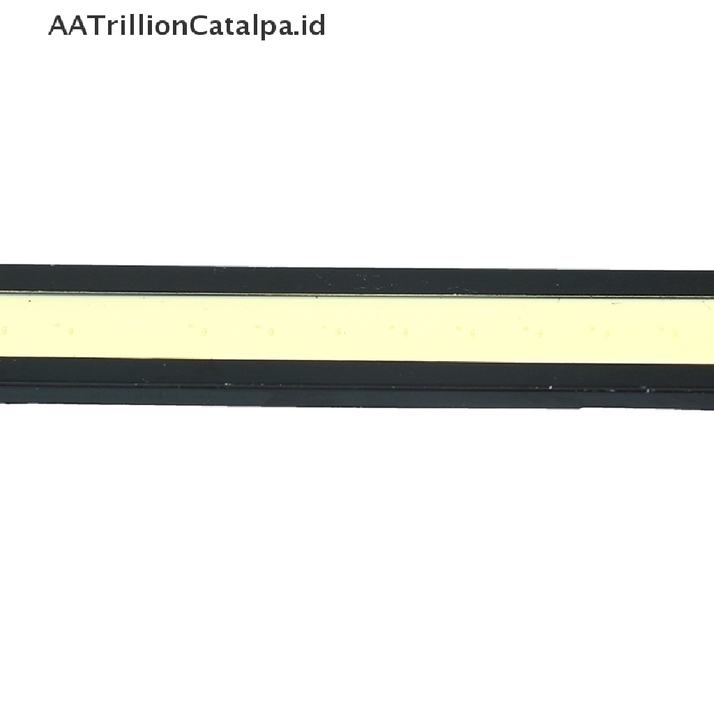 Aatrillioncatalpa 2Pcs Lampu led cob 12v super Terang Anti Air Warna Putih Untuk Drlfog lamp Mobil