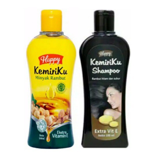 (PAKET) SHAMPO+MINYAK RAMBUT KEMIRIKU VIT.E PENUMBUH RAMBUT BOTAK/PERAWATAN RAMBUT UBAN 100% ORI BPOM