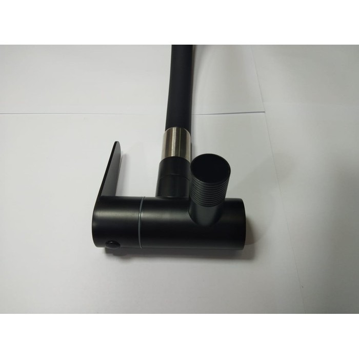 Bano Black Kran cuci piring / Kran wastafel tipe kepala trumpet SS153