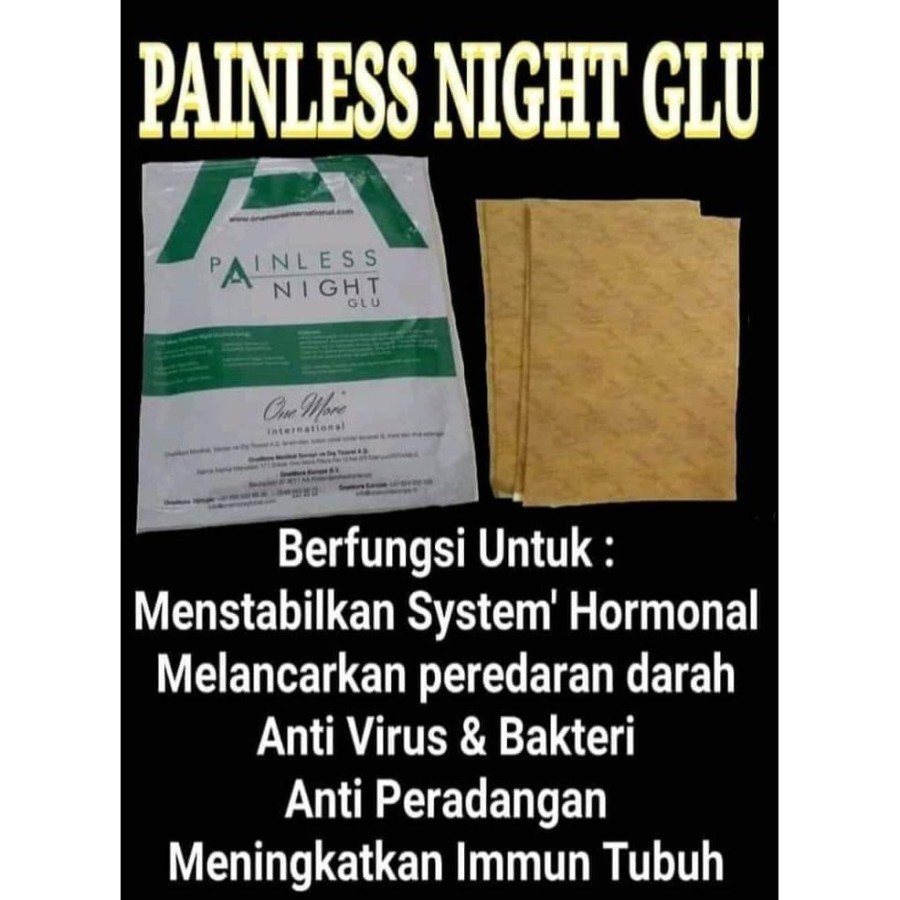 Koyo Ajaib Turki - Painless Night Glu PNG ( 1pack isi 25 lembar )