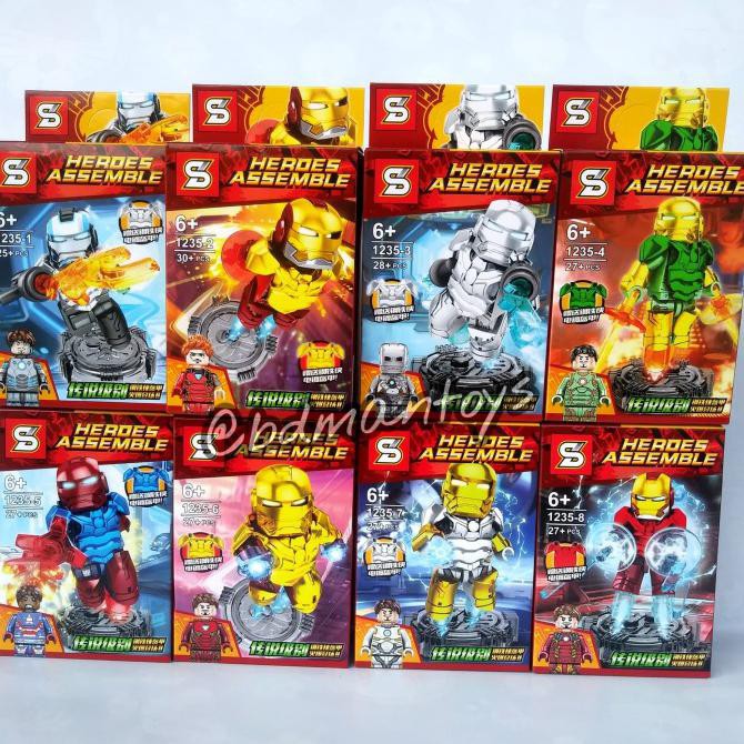 LEGO IRONMAN HEROES ASSEMBLE MERK SY 1235