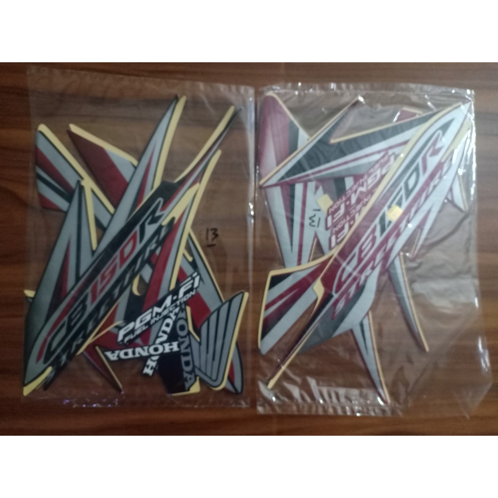 Striping sticker Honda CB150R CB 150R 2013