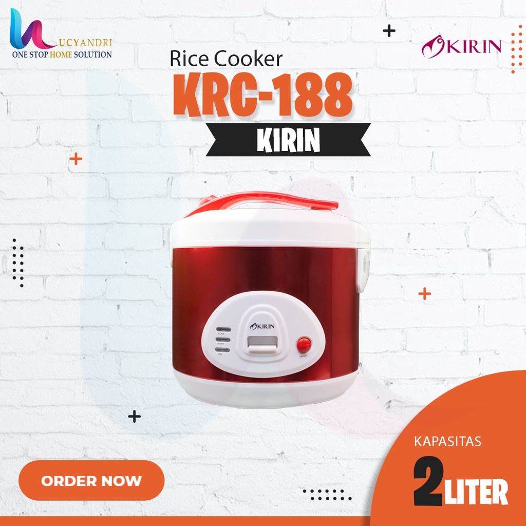 KIRIN MAGIC COM/RICE COOKER KRC-188/188 2 Liter/KIRIN KRC188