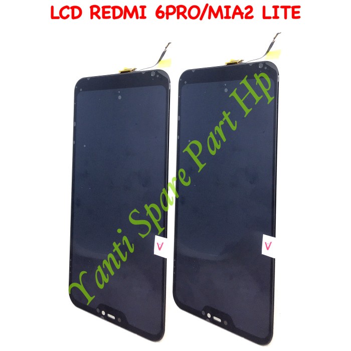 {SuheStore} Lcd Touchscreen Xiaomi Redmi 6 Pro Mi A2 Lite Original Terlaris New - Hitam Berkualitas