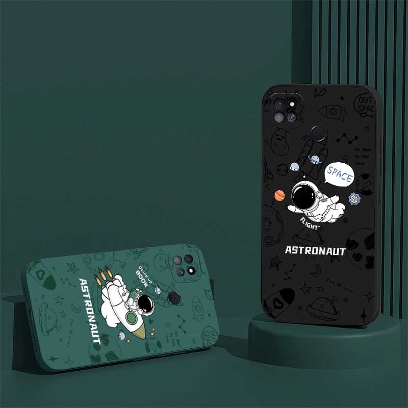 Soft Case Silikon Desain Astronot Luar Angkasa Untuk Samsung A04S A04 A13 A03 A03S A23 A22 A21S A12 A11 A02S A51 A10 A30 A50 A52 A20S A10S M12 J4 Plus J7 Pro