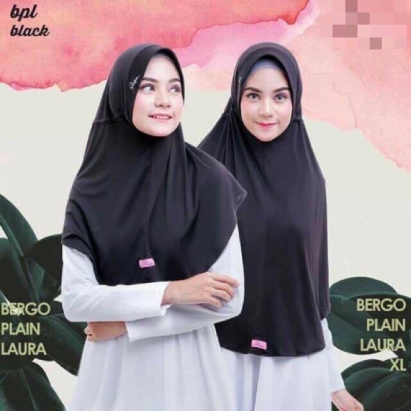 KERUDUNG SERUT L TALI IKAT BELAKANG JERSY PREMIUM/BERGO SERUT/JILBAB SERUT