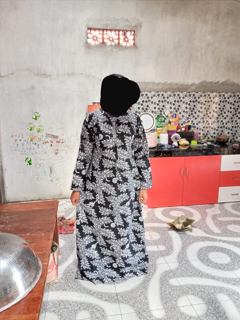 Ms Gamis Batik Sriwedari Maxi Katun Bumil Allsize Dan Jumbo