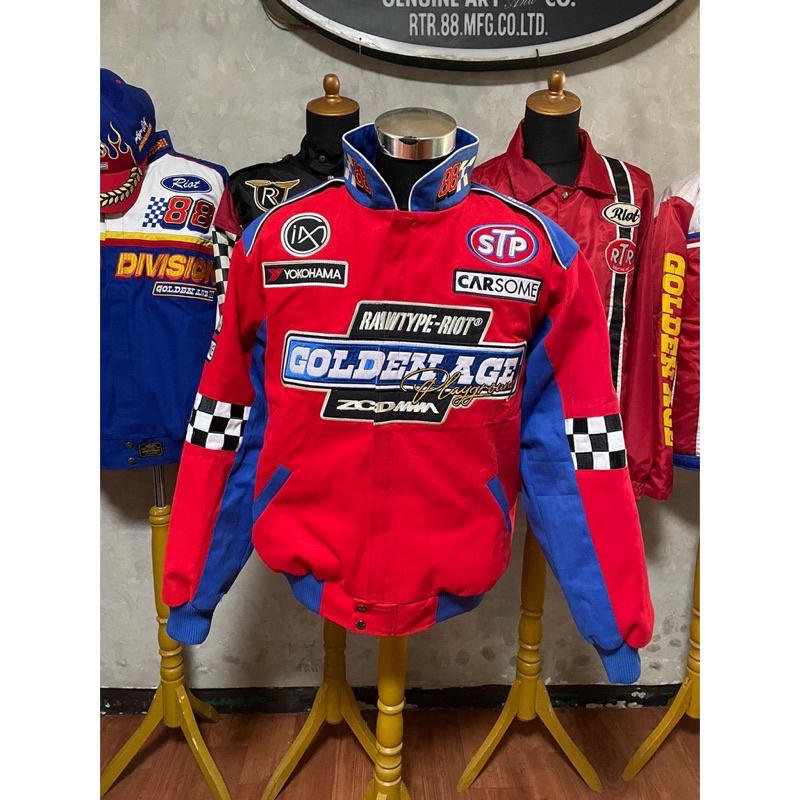 NASCAR JACKET GOLDEN AGE PLAYGROUND RAWTYPE RIOT LIMITED EDITION