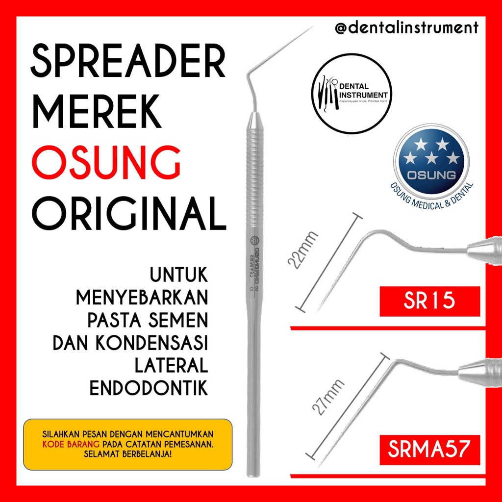 Jual Dental Root Canal Spreader Endodontik / File instrument Endo