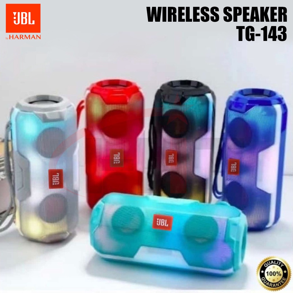 Speaker Bluetooth JBL TG143 PORTABLE Wireless STEREO SUPER BASS