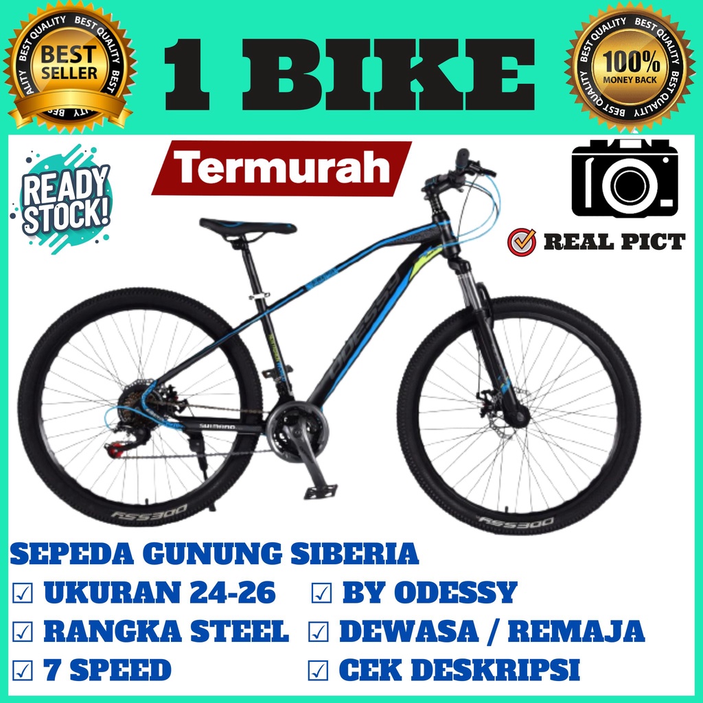 Sepeda Gunung (MTB) 26&quot; Odessy Siberia dan oddesy tank 24&quot; 21 Speed