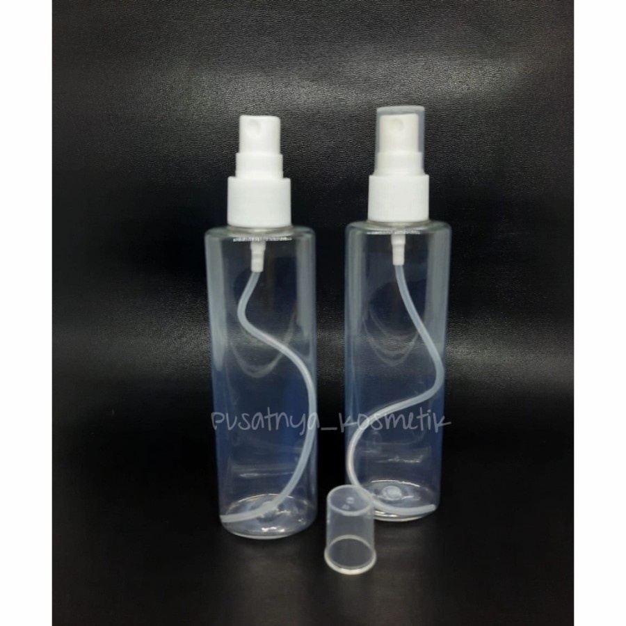 Botol Antis 100ml Botol Oval Tutup Spray Putih Susu