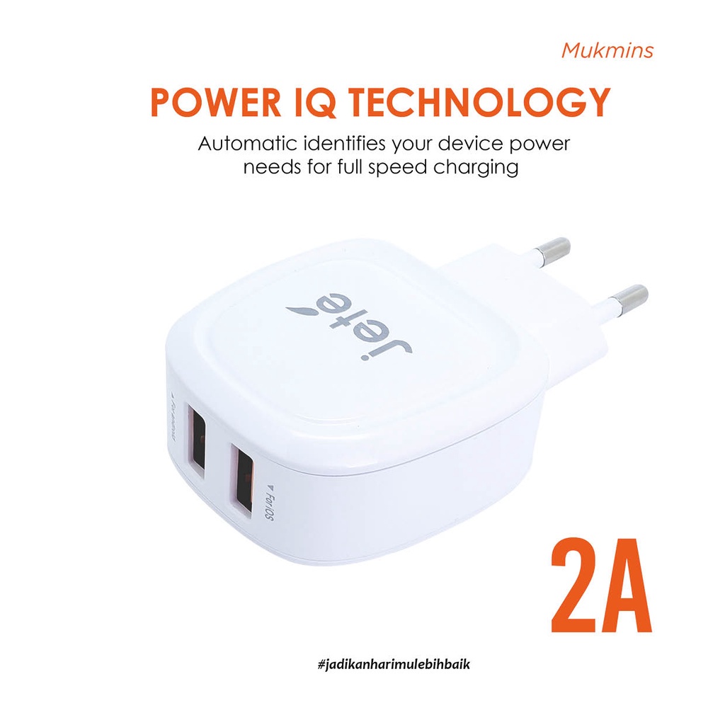 TRAVEL CHARGER JETE C9 2A - ORIGINAL JETE