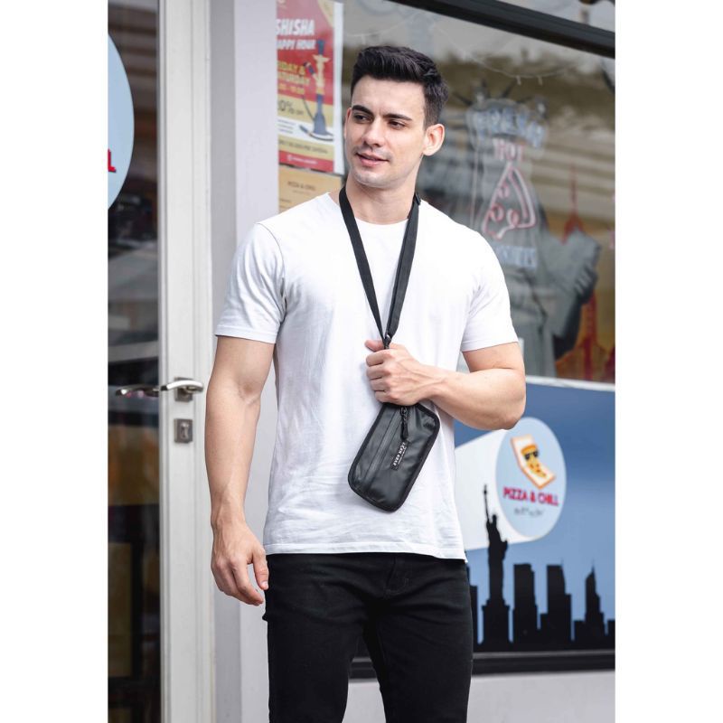 Hanging Wallet Sako Wallet Dompet Pria Kartu Tas Hp Wallet