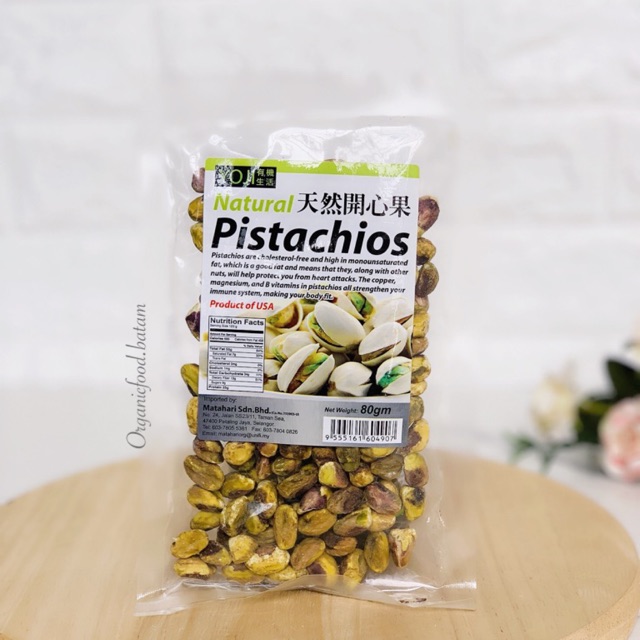 

Natural Pistachios 80g