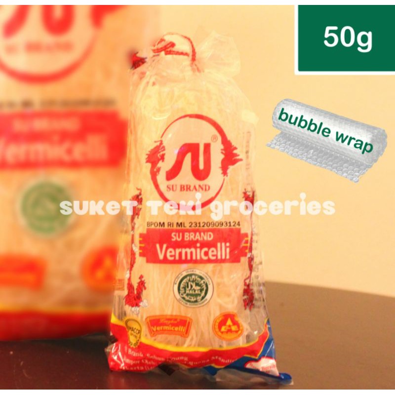 Soun Naga SU Brand Vermicelli Sohun Beras Kering 50gr SATUAN