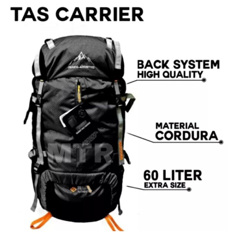 TAS RANSEL CARRIER//GUNUNG,PRIA-WANITA 60 LTR ELBRUS ORIGINAL,BONUS RAINCOVER,MURAH MERIAH BERKUALITAS