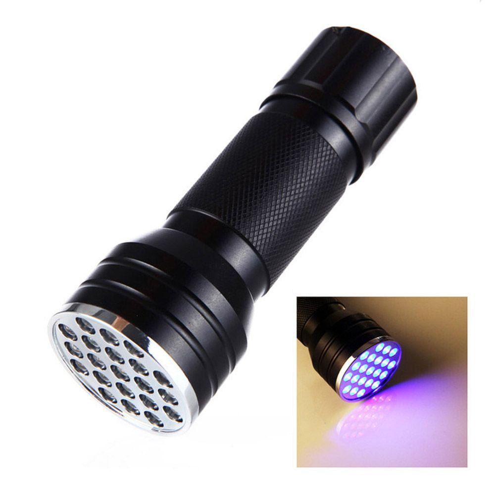 Lanfy Lampu Obor Aluminium Invisible Blacklight Baru High Quality 21led UV Ultra Violet