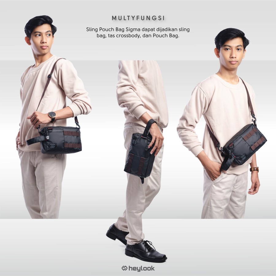 Sling Bag Pria Pouch Tas selempang Pria Anti Air Impor