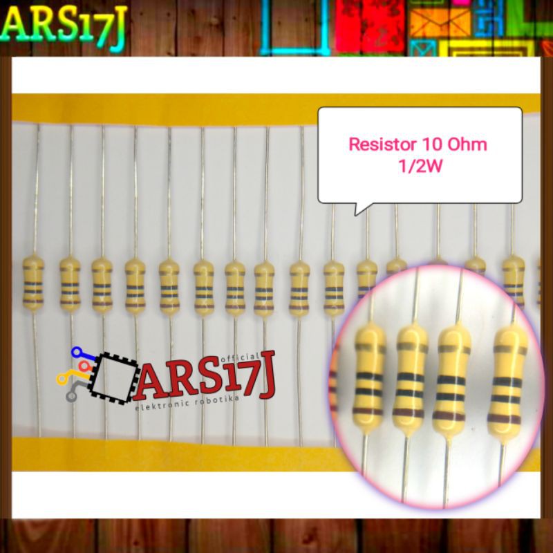 Resistor 10 ohm 1/2watt