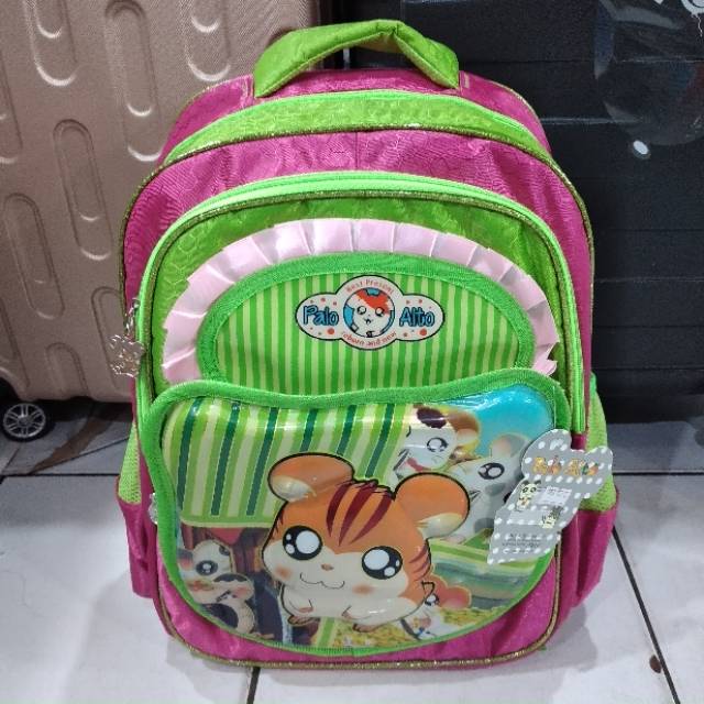 Tas timbul anak SD wanita PALO alto hamtaro kids alto