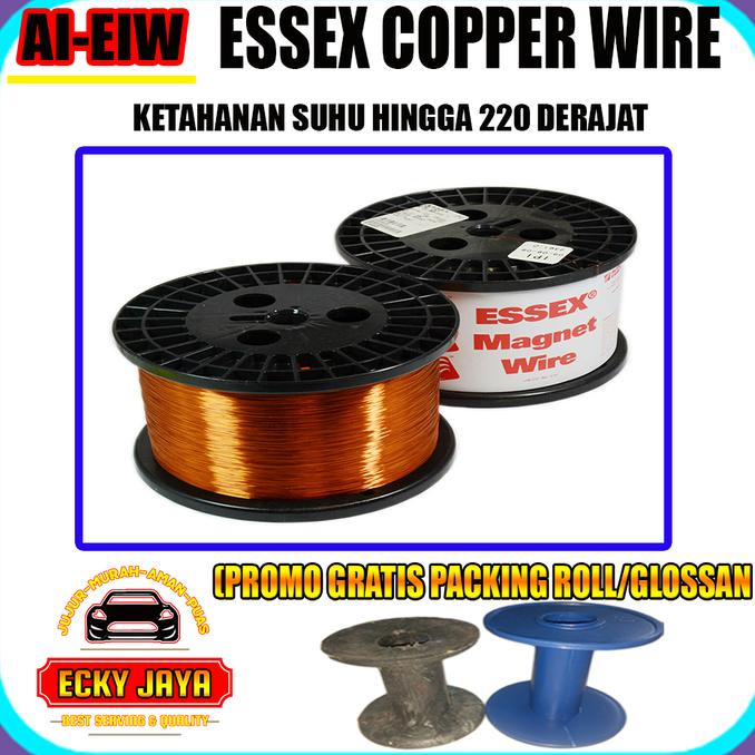 Essex Kawat Tembaga Ukuran 0.50 Mm|Berat 1Kg|Kawat Email Enamel Dinamo Termurah