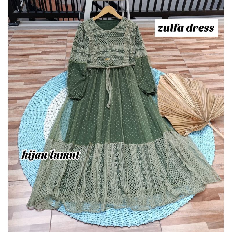 gamis pesta Brokat BUSUI //Dress Muslimah Terbaru//