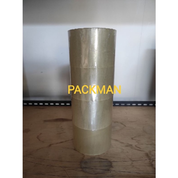 

Lakban bening 3 inch x 100 yard merk Handeru