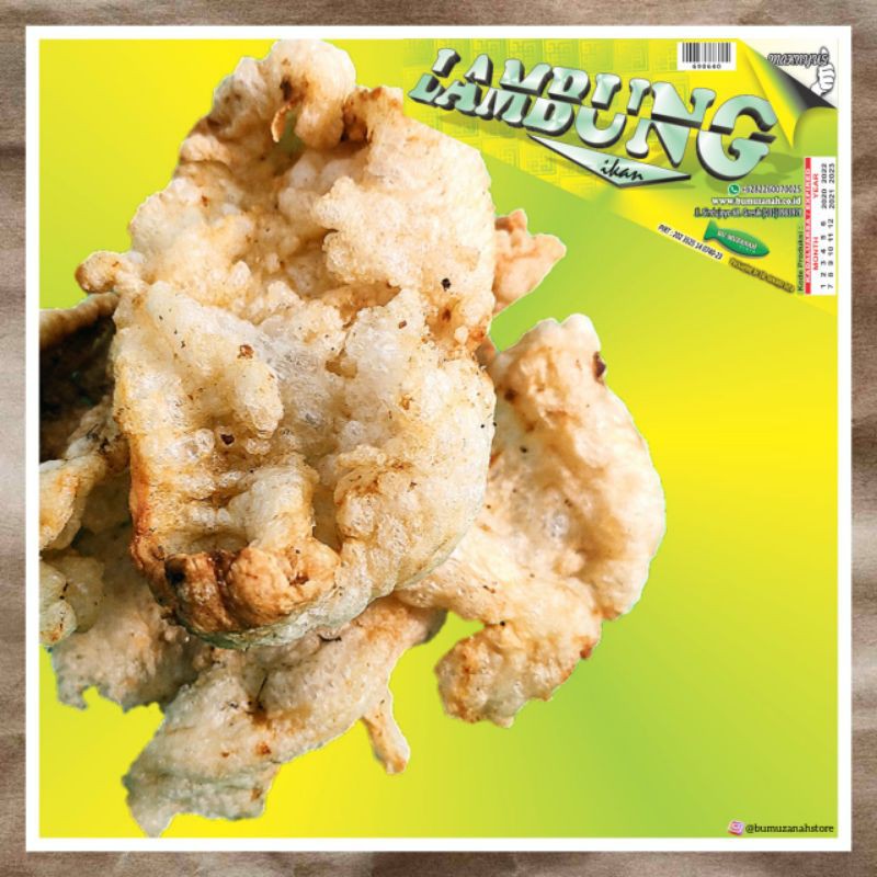 KERIPIK LAMBUNG IKAN / PERUT IKAN