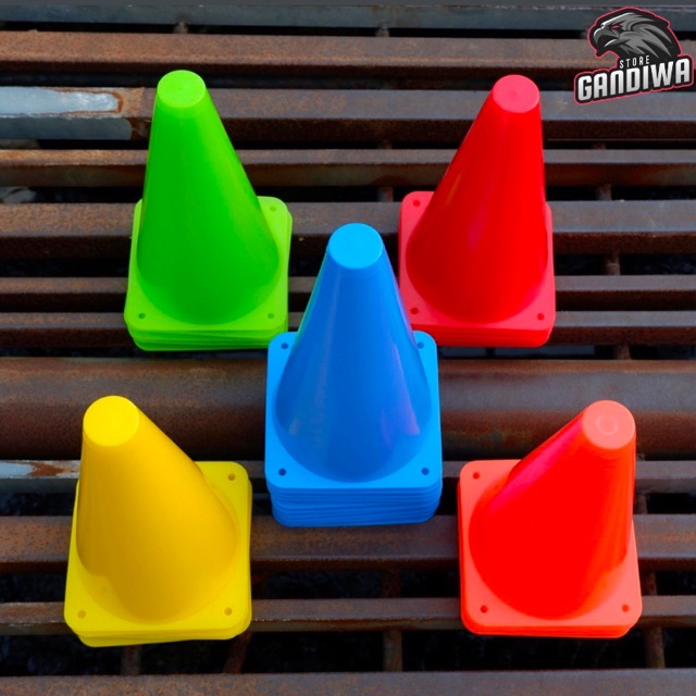 Murah Cone Cerucut Bulat Tinggi 23 cm untuk Futsal dan Sepak bola