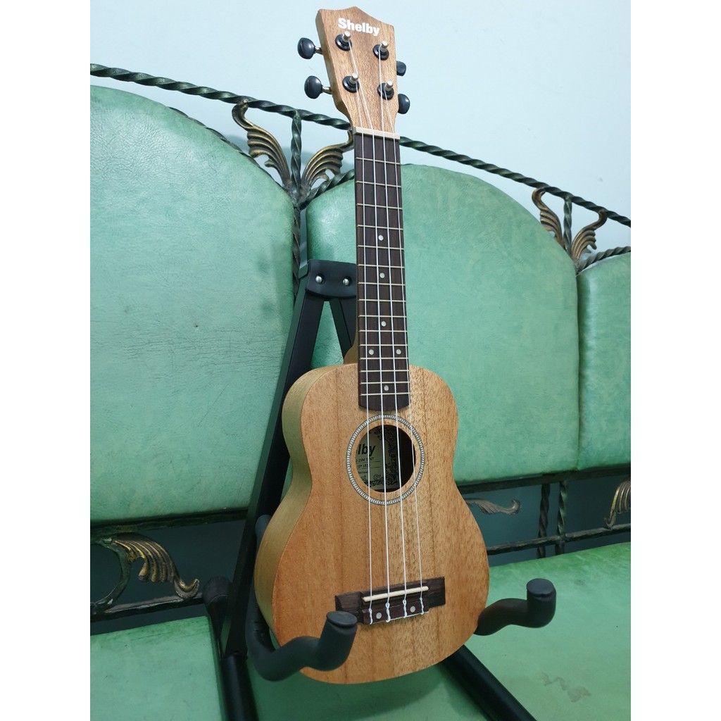 Ukulele Soprano Merk Shelby Coklat Jakarta Bonus Softcase Senar Pick