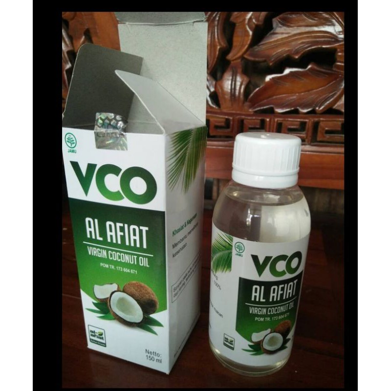 

VCO Virgin Coconut Oil 150 ML - Minyak Kelapa Murni Spesial Al Afiat (isi lebih banyak)