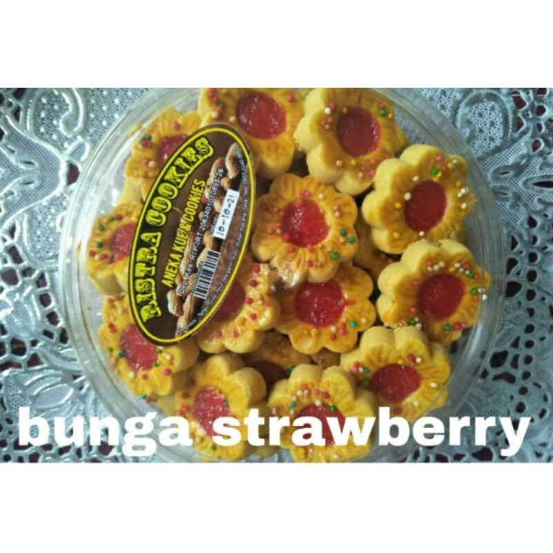 

kue bunga strawberry nastar kue lebaran