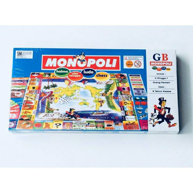 Permainan Anak GB Monopoli 5 in 1