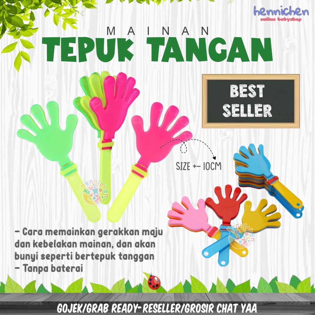 Tepuk tangan mainan anak hand claper tepuk tangan lucu Mainan Anak Mainan Anak ( Satuan )