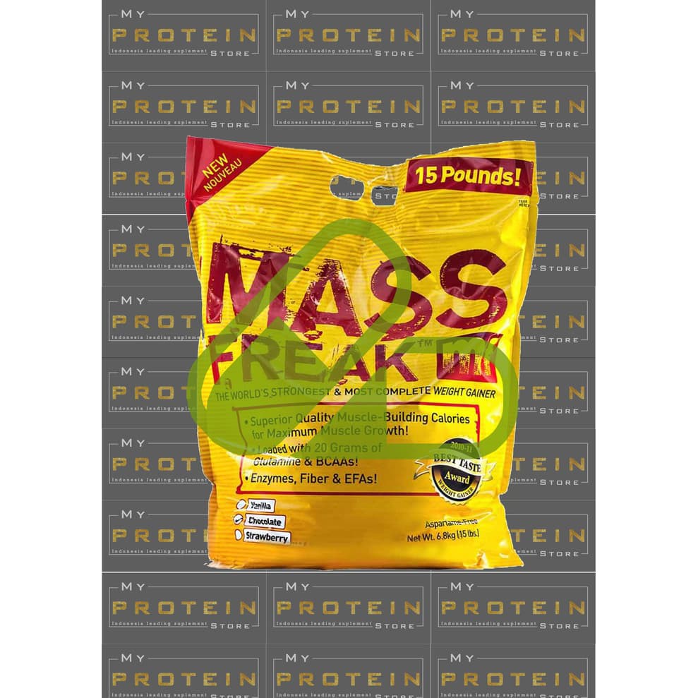 

Suplemen Fitness | MF Mass Freak 1KG REPACK WEIGHT GAINER susu penambah berat badan