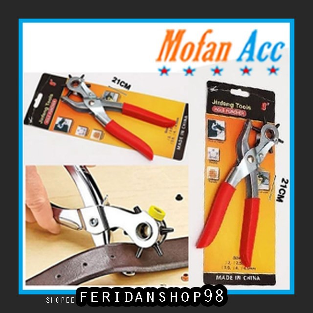 

FS1074 PEMBOLONG KERTAS TANG PEMBOLONG SABUK ATK KULIT KERTAS PLASTIK HOLE PUNCHER BY FERIDANSHOP98
