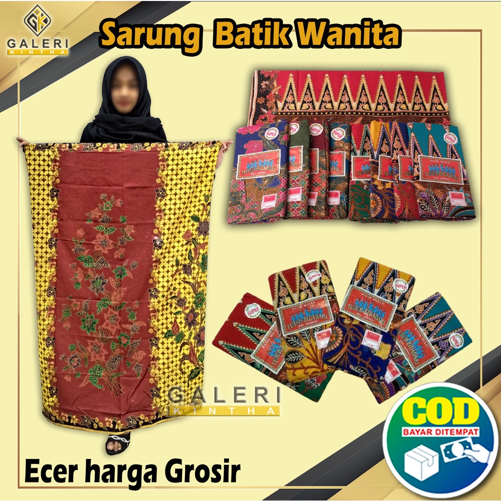 Jual Sarung Batik Wanita Santri Perempuan Santriwati Cewek L Ibu Melahirkan Tujuh Bidadari