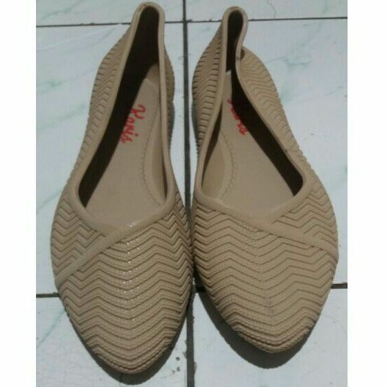 KARIS / SEPATU KARET PLAT JELLY WANITA SIZE 36 - 40