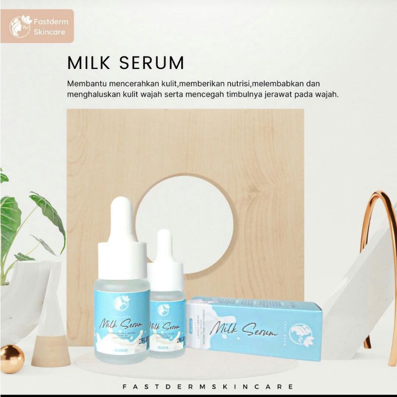 MILK SERUM FAST DERM-SERUM FAST DERM MEMBANTU MENCERAHKAN ORINGINAL.