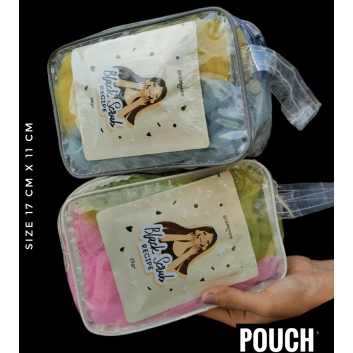 POUCH KOSMETIK MIKA BENING KOMBINASI