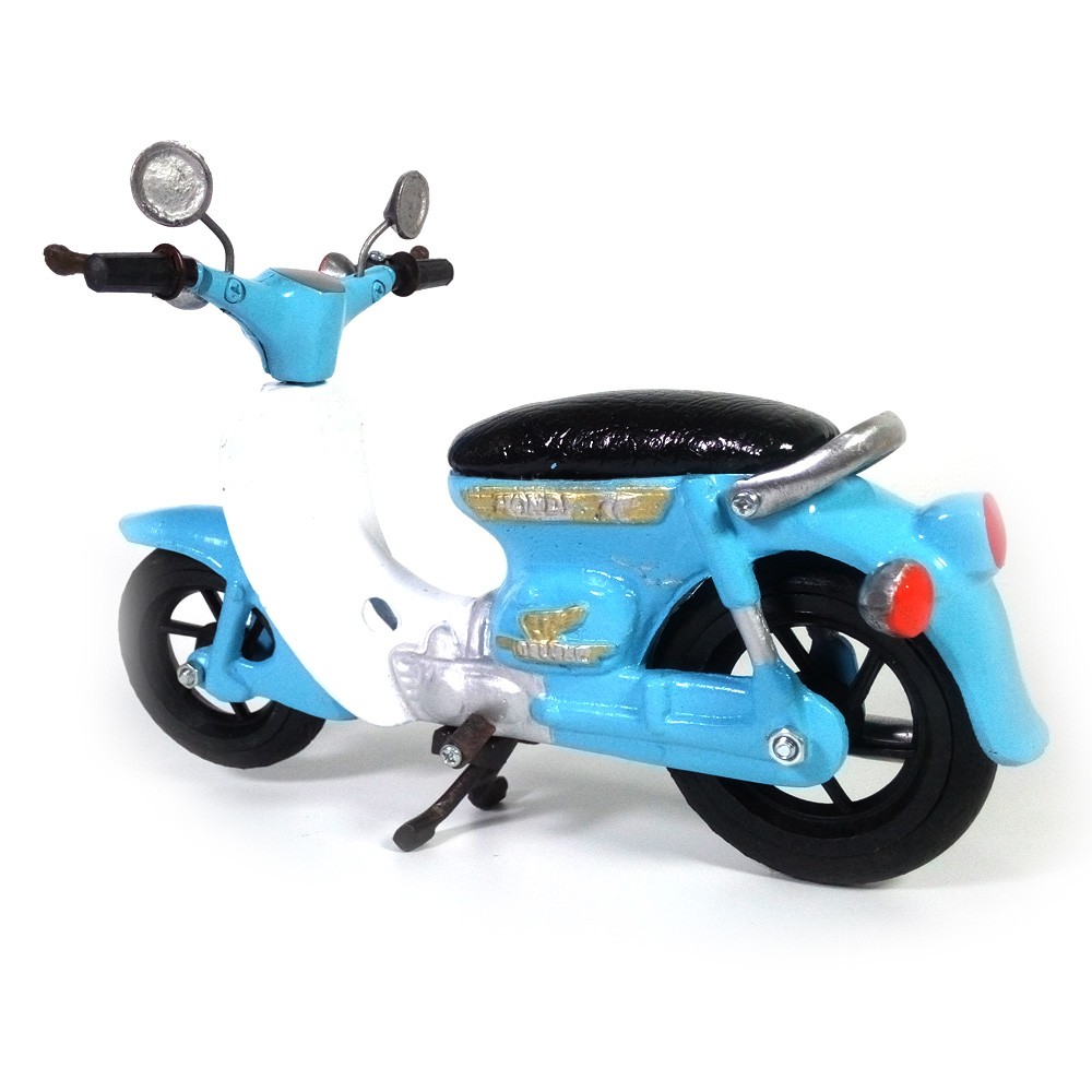 Miniatur Motor Honda Pitung 70 Klasik Antik Unik Artistik - Biru