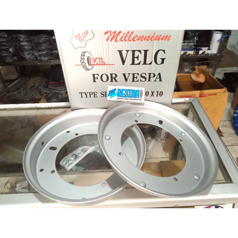 velk velg Vespa racing PX PS banci kualitas bagus merk eal