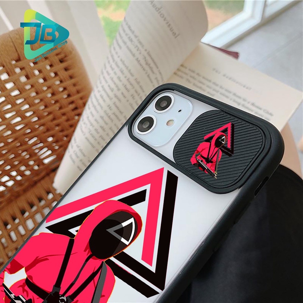 SOFTCASE SLINGCASE SLIDE PELINDUNG KAMERA SQUID GAME SAMSUNG OPPO VIVO REALME IPHONE XIAOMI ALL TYPE JB5151