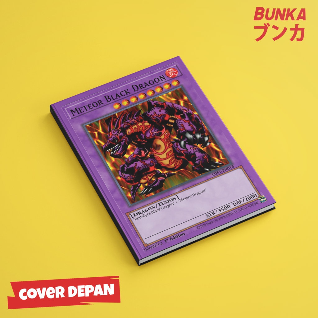 

Notebook Yu Gi Oh Meteor Black Dragon Hardcover A5 Skin Buku Tulis Catatan Notes Agenda Planner Jurnal